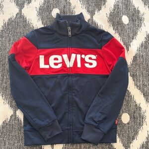 Levi's Navy and Red Track Jacket